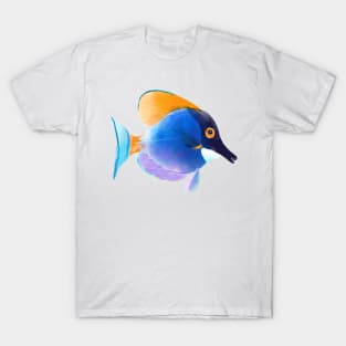 Watercolor of Powdered Blue Tang T-Shirt